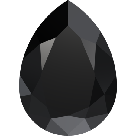 Fancy stone – Crystal Stones – Pietra di Forma Goccia Jet Black – 103
