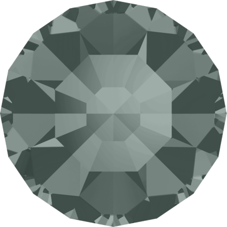 Round Chaton CB - Crystal Stones - Pietra Conica Tonda Black Diamond - 130