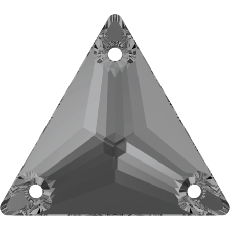 Sew-on stone - Crystal Stones - Pietra da Ricamo Triangolare Black Diamond - 28