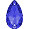 Sew-on stone - Crystal Stones - Pietra da Ricamo Pera Light Sapphire - 10