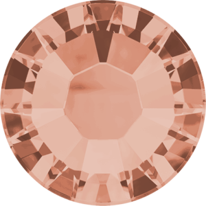 Flatback Pietra Termoadesiva Hotfix Light Peach 106 - Xilion 2038 - Crystal Stones
