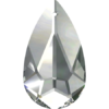 Bead stone - Crystal Stones - Pietra Perlina Pendente DF-6100 Half Labrador - 8043