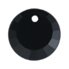 Pietra Pendente Tonda Jet Black Opaque MA01-1 - Crystal Stones