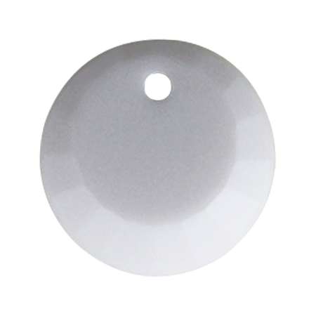 Pietra Pendente Tonda White Opaque MA01-54 - Crystal Stones