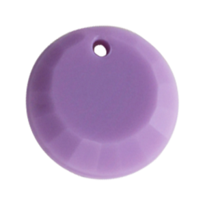 Pietra Pendente Tonda Violet Opaque MA01-F24 - Crystal Stones