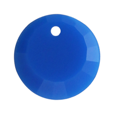 Pietra Pendente Tonda Capri Blue Opaque MA01-F37 – Crystal Stones