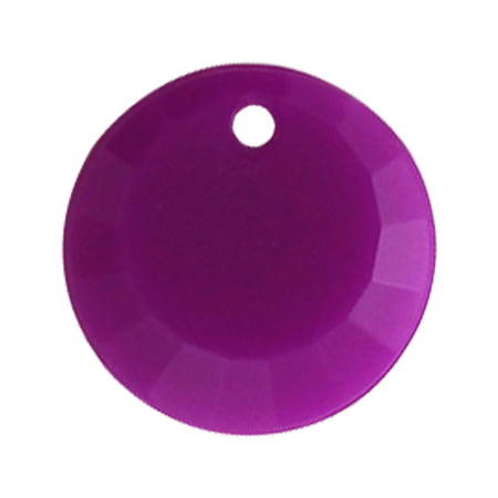 Pietra Pendente Tonda Purple Opaque MA01-F38 - Crystal Stones