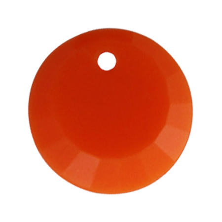 Pietra Pendente Tonda Orange Opaque MA01-F42 – Crystal Stones