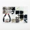 Black & White – Kit DIY 526 Pezzi + 1 Pinza + 5,05mt filo – Kit Do It Yourself – Crystal Stones