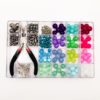 Sweet Colours – Kit DIY 231 Pezzi + 1 Pinza + 5,35mt filo – Kit Do It Yourself – Crystal Stones