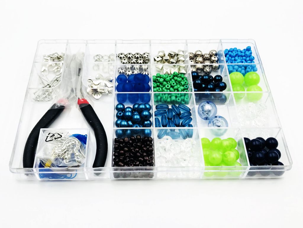 In the Ocean - Kit DIY 623 Pezzi + 1 Pinza + 7,6mt filo - Kit Do It Yourself - Crystal Stones
