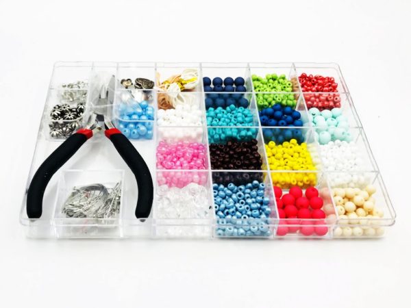 Rainbow - Kit DIY 1389 Pezzi + 1 Pinza + 6,6mt filo - Kit Do It Yourself - Crystal Stones