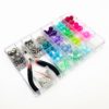 Sweet Colours – Kit DIY 231 Pezzi + 1 Pinza + 5,35mt filo – Kit Do It Yourself – Crystal Stones
