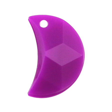 Pietra Pendente Mezzaluna Purple Opaque MA03-F38 – Crystal Stones