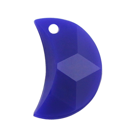 Pietra Pendente Mezzaluna Blue Opaque MA03-F6 - Crystal Stones