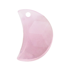 Pietra Pendente Mezzaluna Rose Water Opal MA03-H22X - Crystal Stones