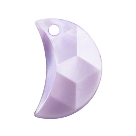 Pietra Pendente Mezzaluna Violet Pearl MA03-P9 - Crystal Stones