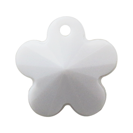 Pietra Pendente Fiore White Opaque MA05-54 – Crystal Stones