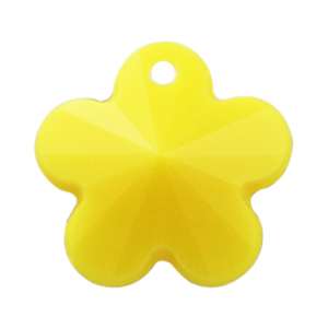 Pietra Pendente Fiore Yellow Opaque MA05-F31 - Crystal Stones