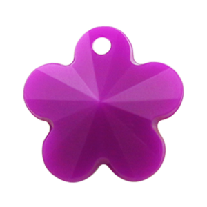 Pietra Pendente Fiore Purple Opaque MA05-F38 - Crystal Stones
