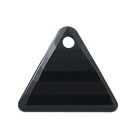 Pietra Pendente Triangolo Jet Black Opaque MA08-1 – Crystal Stones