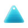 Pietra Pendente Triangolo Aquamarine Opaque MA08-F3 - Crystal Stones