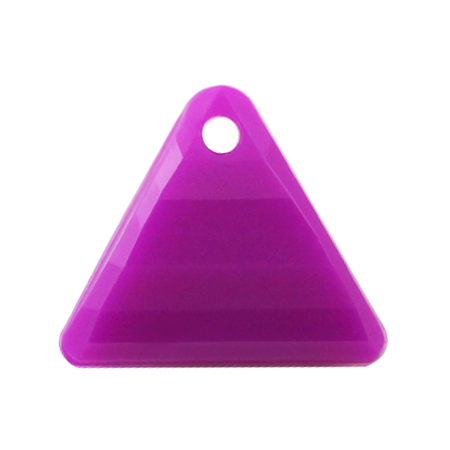 Pietra Pendente Triangolo Purple Opaque MA08-F38 - Crystal Stones
