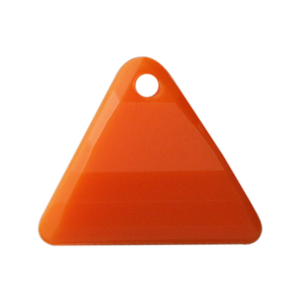 Pietra Pendente Triangolo Orange Opaque MA08-F42 - Crystal Stones