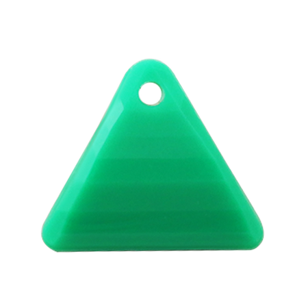 Pietra Pendente Triangolo Emerald Opaque MA08-F48 – Crystal Stones