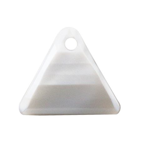 Pietra Pendente Triangolo Light Gray Pearl MA08-P19 - Crystal Stones