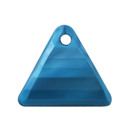 60 Pezzi Triangoli Acrilici Per Gioielli, Retro Piatto, Colore Peridot AB, 13 Mm, Alta Qualità, Per Crafting E Inviti