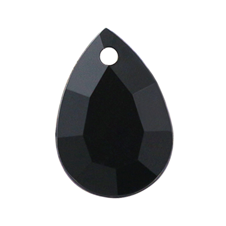 Pietra Pendente Goccia Jet Black Opaque MA10-1 - Crystal Stones