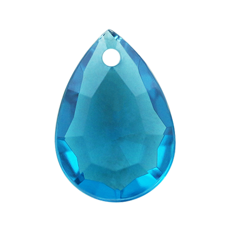 Pietra Pendente Goccia Blue Zircon MA10-39X - Crystal Stones