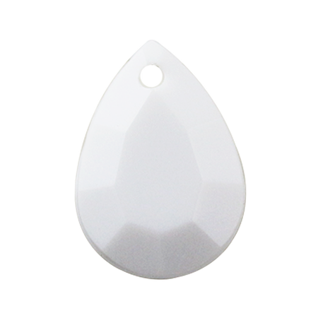 Pietra Pendente Goccia White Opaque MA10-54 - Crystal Stones