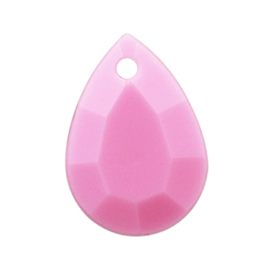Pietra Pendente Goccia Light Rose Opaque MA10-F23 - Crystal Stones