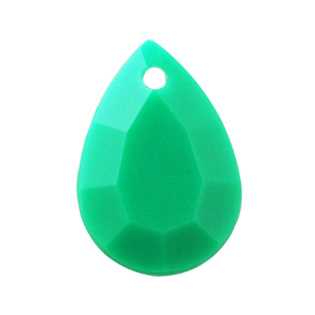Pietra Pendente Goccia Emerald Opaque MA10-F48 - Crystal Stones