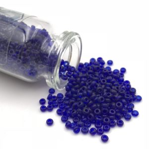 Rocailles Trasparente Dark Blue 11/0 - Confezione 10gr - Crystal Stones