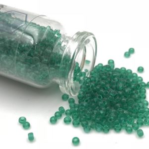 Rocailles Trasparente Emerald 11/0 - Confezione 10gr - Crystal Stones