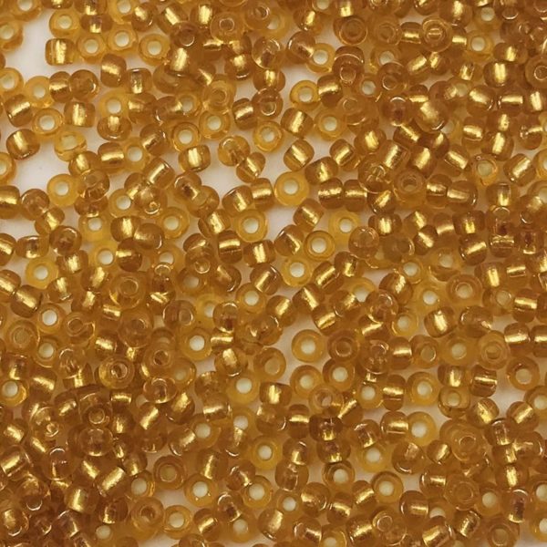 Rocailles Silver Lined Golden Honey 11/0 - Confezione 10gr - Crystal Stones