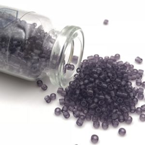 Rocailles Trasparente Purple Velvet 11/0 - Confezione 10gr - Crystal Stones