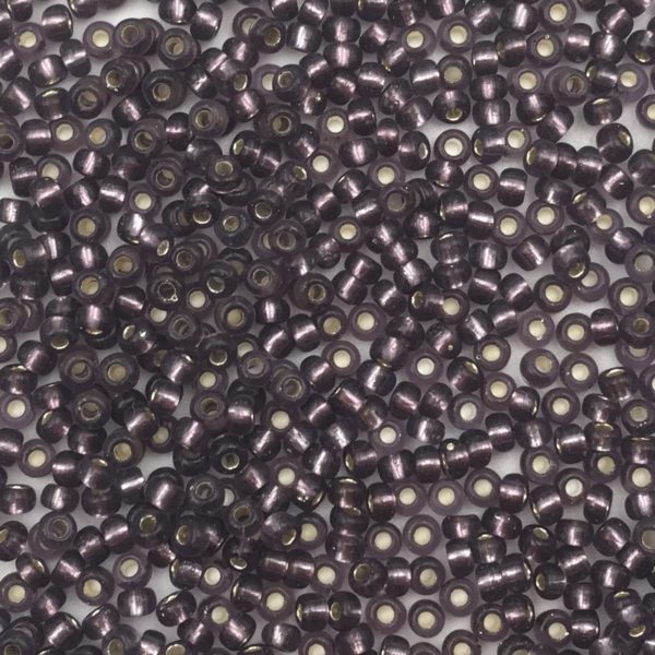 Rocailles Silver Lined Purple Velvet 11/0 - Confezione 10gr - Crystal Stones