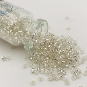 Rocailles Silver Lined Silver 11/0 - Confezione 10gr - Crystal Stones