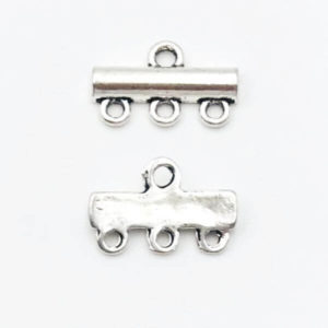 Link barra Anti Silver 15mm - LK0015 - Crystal Stones