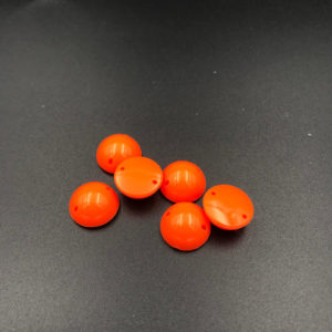 b08-12-f33 2 Tondo acrilico Arancione Fluo 12mm