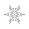 Motivo Fiocco di Neve Termoadesivo Hotfix FN04 - Vari colori - In Cristallo - Crystal 101 - Xilion 2038 - Crystal Stones